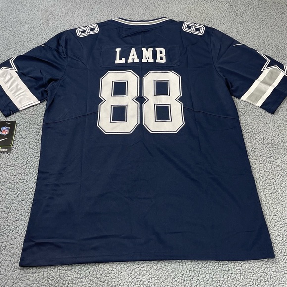 Dallas Cowboys CeeDee Lamb Jersey Blue Stitched Nike #88 NEW Mens Adult CD - Picture 10 of 16